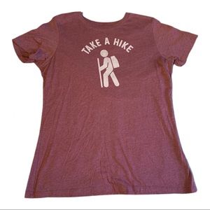 Eddie Bauer Women’s Maroon Take a Hike Tee